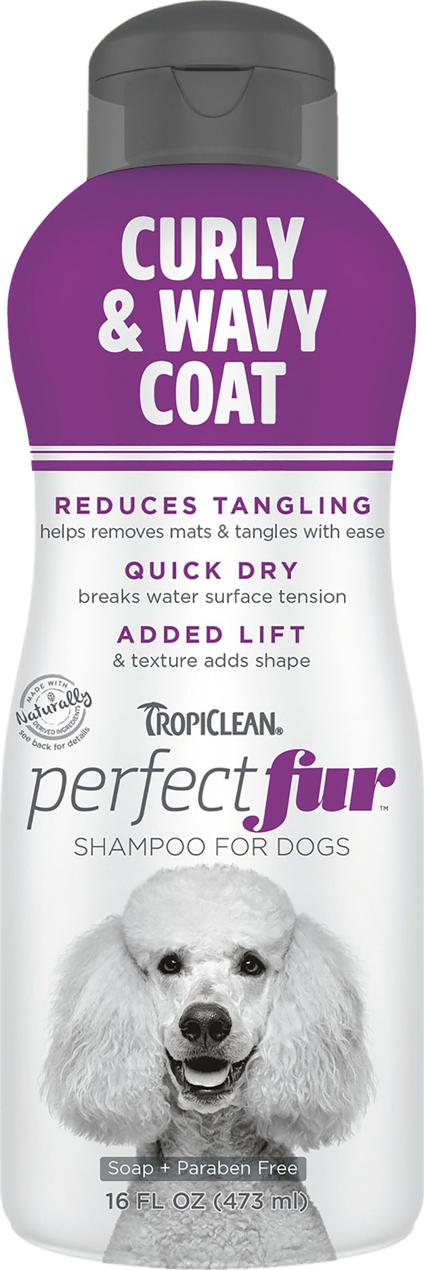 Tropiclean Shampoo Til Hunde Med Krøllet Pels Perfect Fur 592 - Tropiclean Shampoo - 0645095000131
