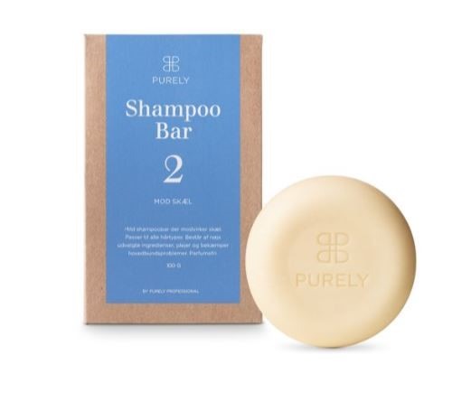 Purely Shampoo Bar Mod Skæl 100g - Shampoo  - 5711691001102