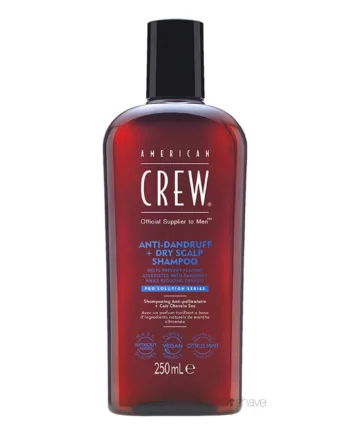 American Crew Anti Dandruff Dry Scalp Shampoo 250 - American Crew Shampoo  - 8432225131887