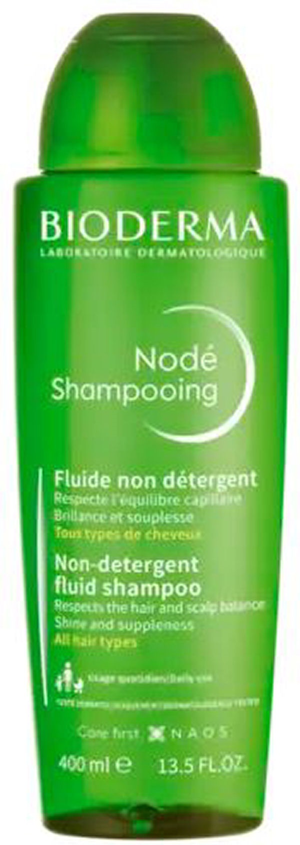 Bioderma Non Detergent Fluid Shampoo All Hair Types 400ml - Shampoo  - 3401573697197