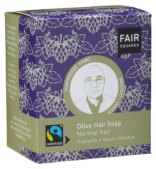 Fair Squared Økologisk Oliven Shampoobar Til Normalt Hår - Fair Squared Shampoo - 4260365855677
