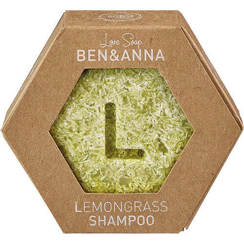 Love Soap Lemongrass Shampoo Bar Gram - Ben & Anna Shampoo  - 4260491222015