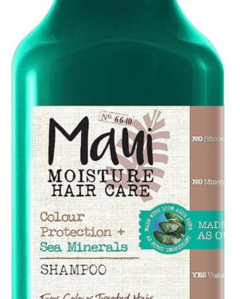 Maui Moisture Hair Care Colour Protection Sea Minerals Shampoo For Colour Treated Hair 385ml - Shampoo  - 0022796170712