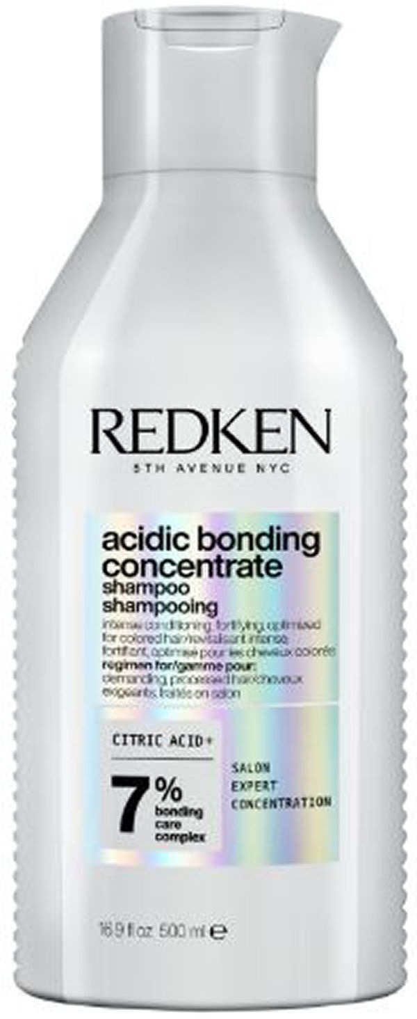 Redken Acidic Bonding Concentrate Shampoo Citric Acid Bonding Care Complex 500ml - Shampoo  - 3474637198398