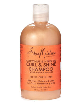 Shea Moisture Curl & Shine Shampoo Coconut & Hibiscus 384ml - Shampoo  - 7643022210120