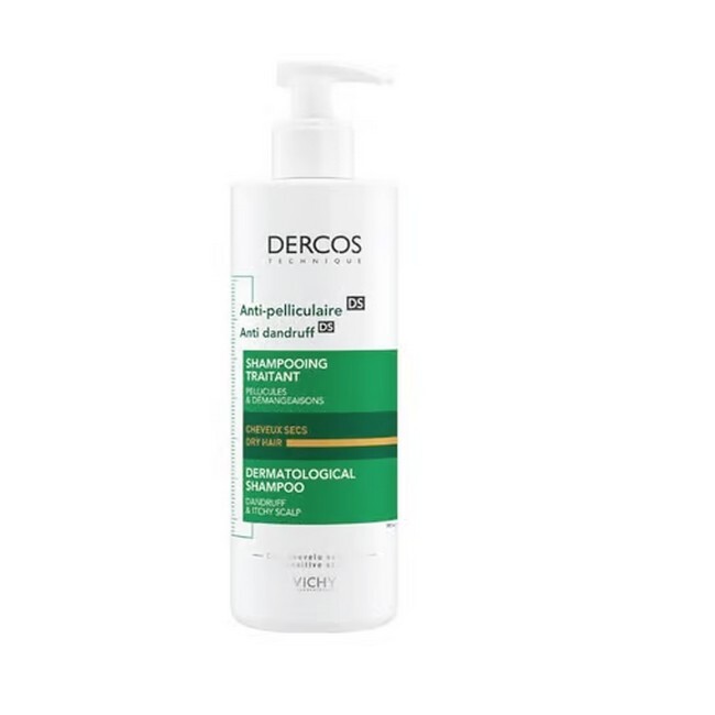Vichy Dercos Anti Dandruff Shampoo Dry Hair 390 - Vichy Shampoo  - 3337875492799